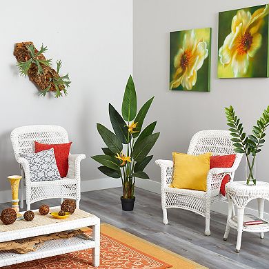 nearly natural 4.5-ft. Artificial Bird of Paradise Plant Floor Decor