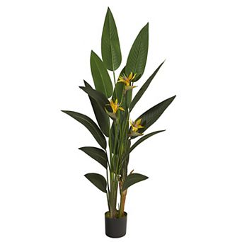 nearly natural 6-ft. Artificial Bird of Paradise Plant Floor Decor