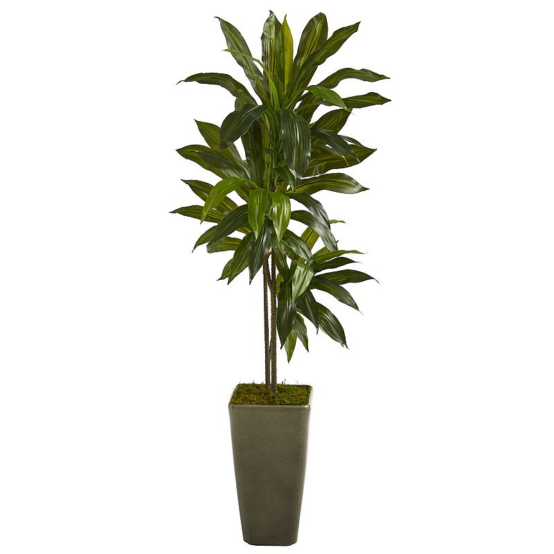 46586138 nearly natural 4.5-ft. Artificial Dracaena Plant F sku 46586138