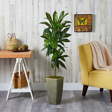 nearly natural 4.5-ft. Artificial Dracaena Plant Floor Decor