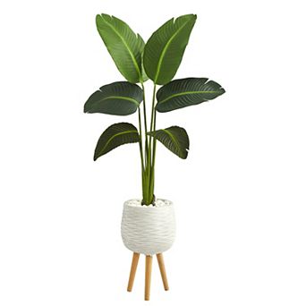 nearly natural Artificial Travelers Palm Plant Floor Decor