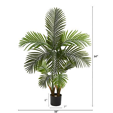 nearly natural Artificial Areca Palm Tree Floor Decor