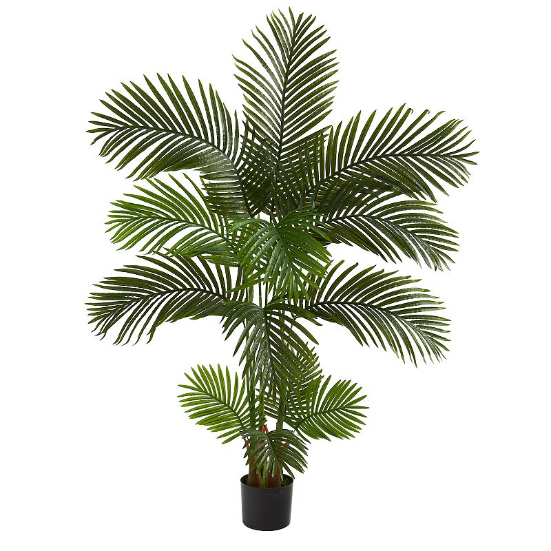 nearly natural Artificial Areca Palm Tree Floor Decor, Green