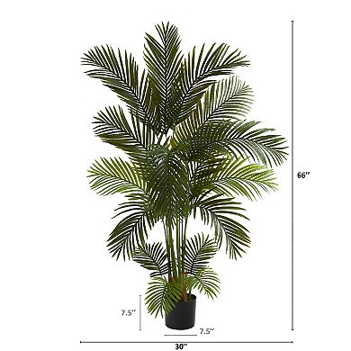 nearly natural Artificial Areca Palm Tree Floor Decor