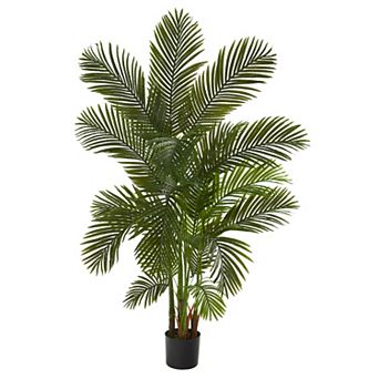 nearly natural Artificial Areca Palm Tree Floor Decor