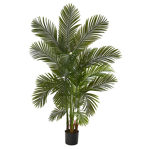 nearly natural Artificial Areca Palm Tree Floor Decor