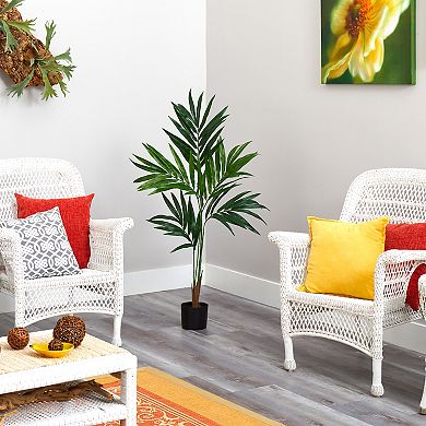 nearly natural Artificial Kentia Palm Tree Floor Decor