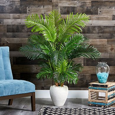 nearly natural Artificial Hawaii Palm Tree Floor Decor