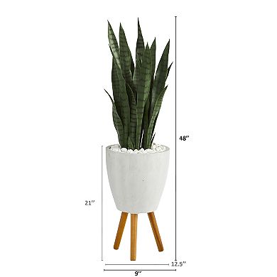 nearly natural Artificial Sansevieria Plant Floor Decor
