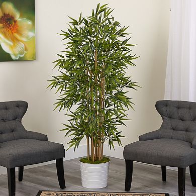 nearly natural Artificial Bamboo Tree Floor Decor