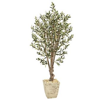 nearly natural Olive Tree Artificial Plant Floor Decor