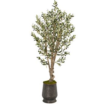 nearly natural Olive Tree Artificial Plant Floor Decor
