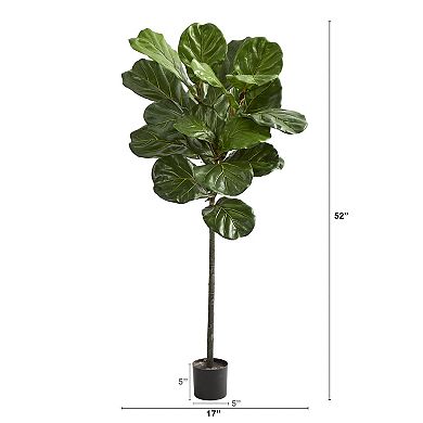 nearly natural Fiddle Leaf Tree Artificial Plant Floor Decor