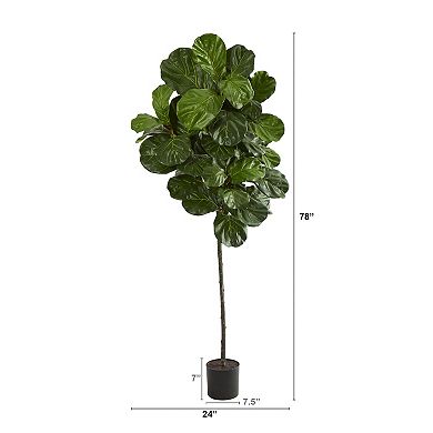 nearly natural Fiddle Leaf Tree Artificial Plant Floor Decor 