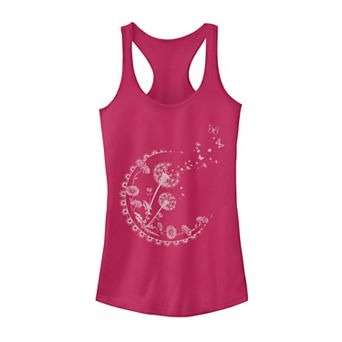 Juniors' Dandelion Moon Artsy Flowers Tank Top