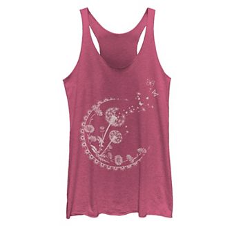 Juniors' Dandelion Moon Artsy Flowers Tank Top