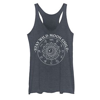 Juniors' Stay Wild Moon Child Zodiac Tank Top
