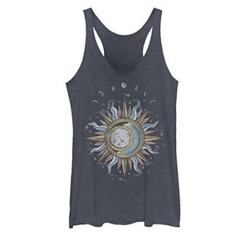 Juniors' Sun Moon Mystic Galactic Tank Top
