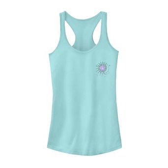 Juniors' Sun Moon Stars Galactic Tank Top