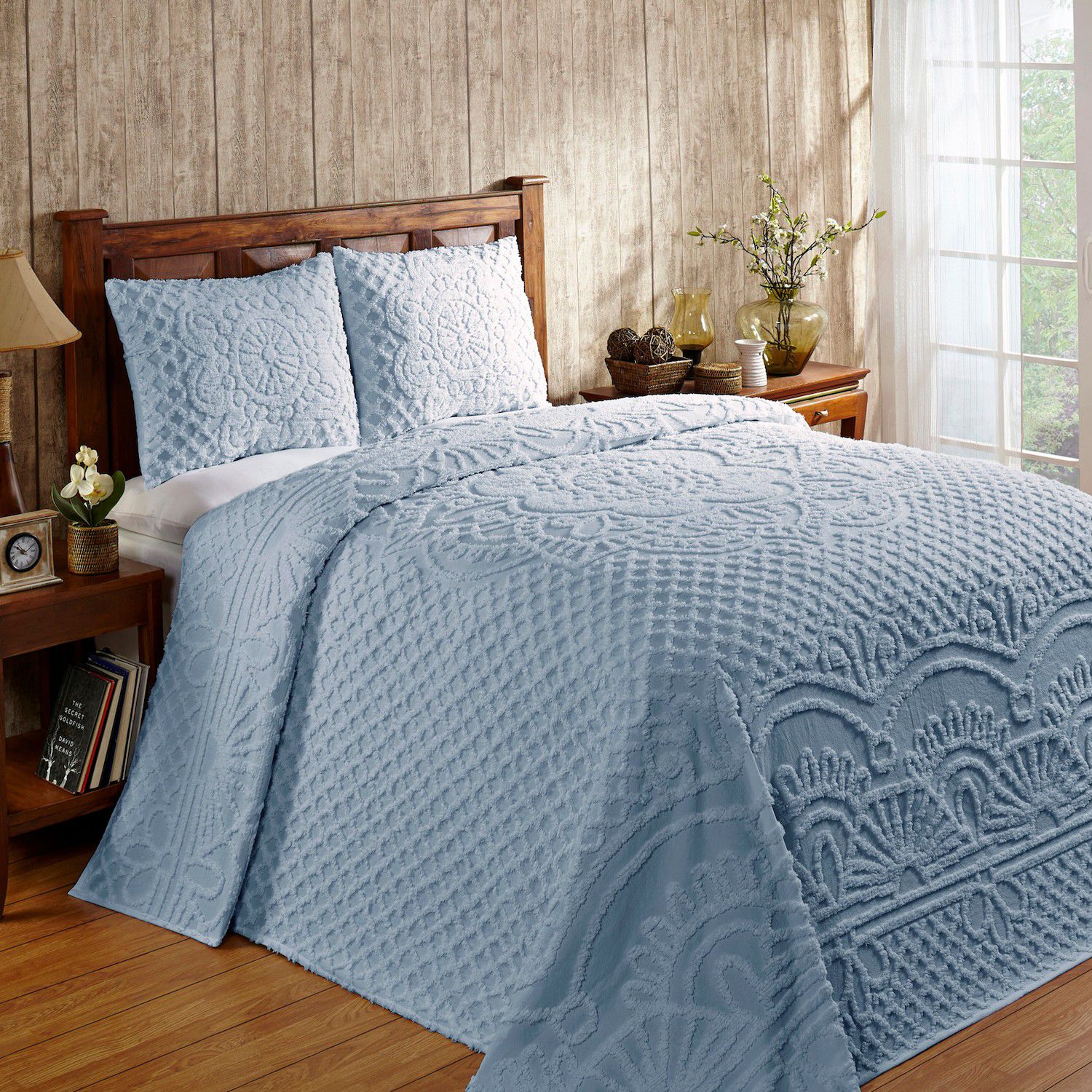 Better Trends Trevor Chenille Bedspread Set