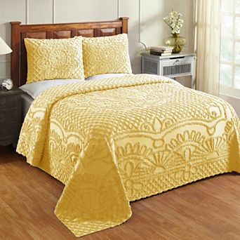 Better Trends Trevor Chenille Bedspread Set