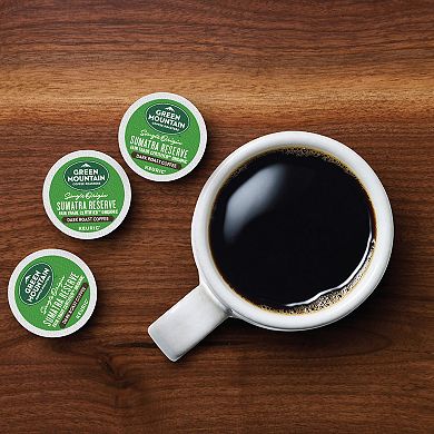 Green Mountain Coffee Sumatra Reserve Coffee, Keurig® K-Cup® Pods, Dark Roast, 24 Count