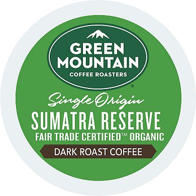 Green Mountain Coffee Sumatra Reserve Coffee, Keurig® K-Cup® Pods, Dark Roast, 24 Count