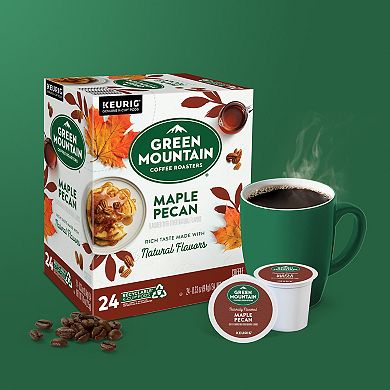 Green Mountain Coffee Roasters Maple Pecan Coffee, Keurig K-Cup Pods, Light Roast, 24 Count