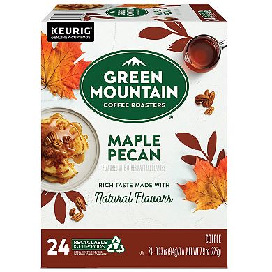 Green Mountain Coffee Roasters Maple Pecan Coffee, Keurig K-Cup Pods, Light Roast, 24 Count