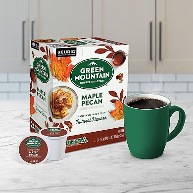 Green Mountain Coffee Roasters Maple Pecan Coffee, Keurig K-Cup Pods, Light Roast, 24 Count