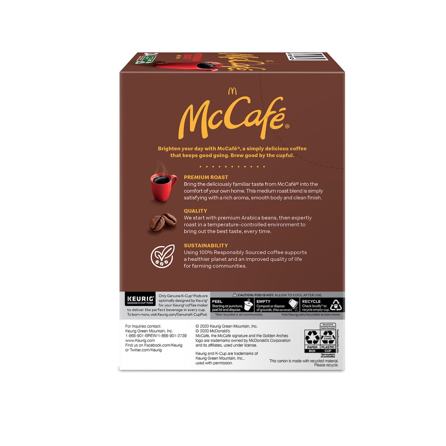 McCafe Premium Roast Coffee, Keurig® K-Cup® Pods, Medium Roast, 24 Count