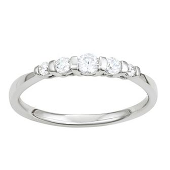Simply Vera Vera Wang 14k White Gold 1/4 Carat T.W. Diamond 5-Stone Ring