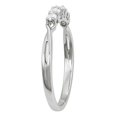 Simply Vera Vera Wang 14k White Gold 1/4 Carat T.W. Diamond 5-Stone Ring