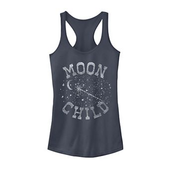 Juniors' Moon Child Galactic Text Tank Top