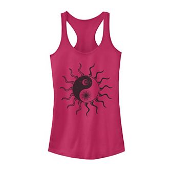 Juniors' Sun Moon Yang Galactic Tank Top