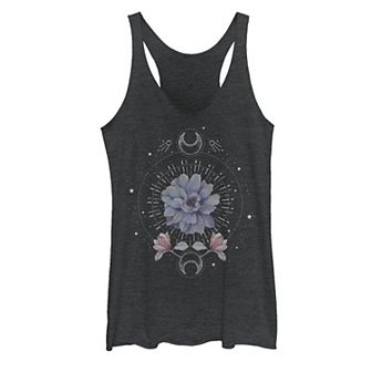 Juniors' Flower Moon Floral Tank Top