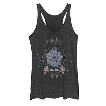 Juniors' Flower Moon Floral Tank Top