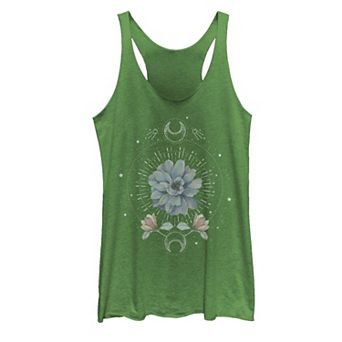 Juniors' Flower Moon Floral Tank Top