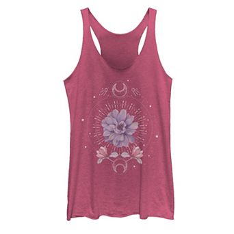 Juniors' Flower Moon Floral Tank Top