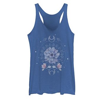 Juniors' Flower Moon Floral Tank Top