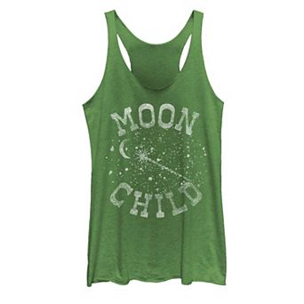 Juniors' Moon Child Galactic Text Tank Top