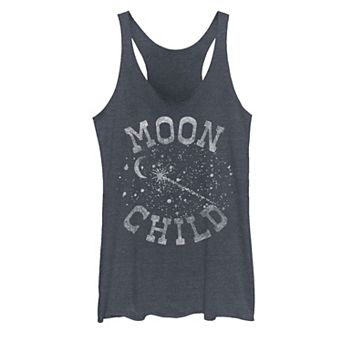 Juniors' Moon Child Galactic Text Tank Top