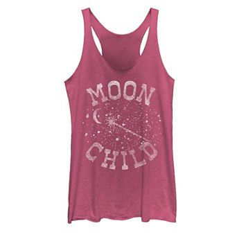 Juniors' Moon Child Galactic Text Tank Top