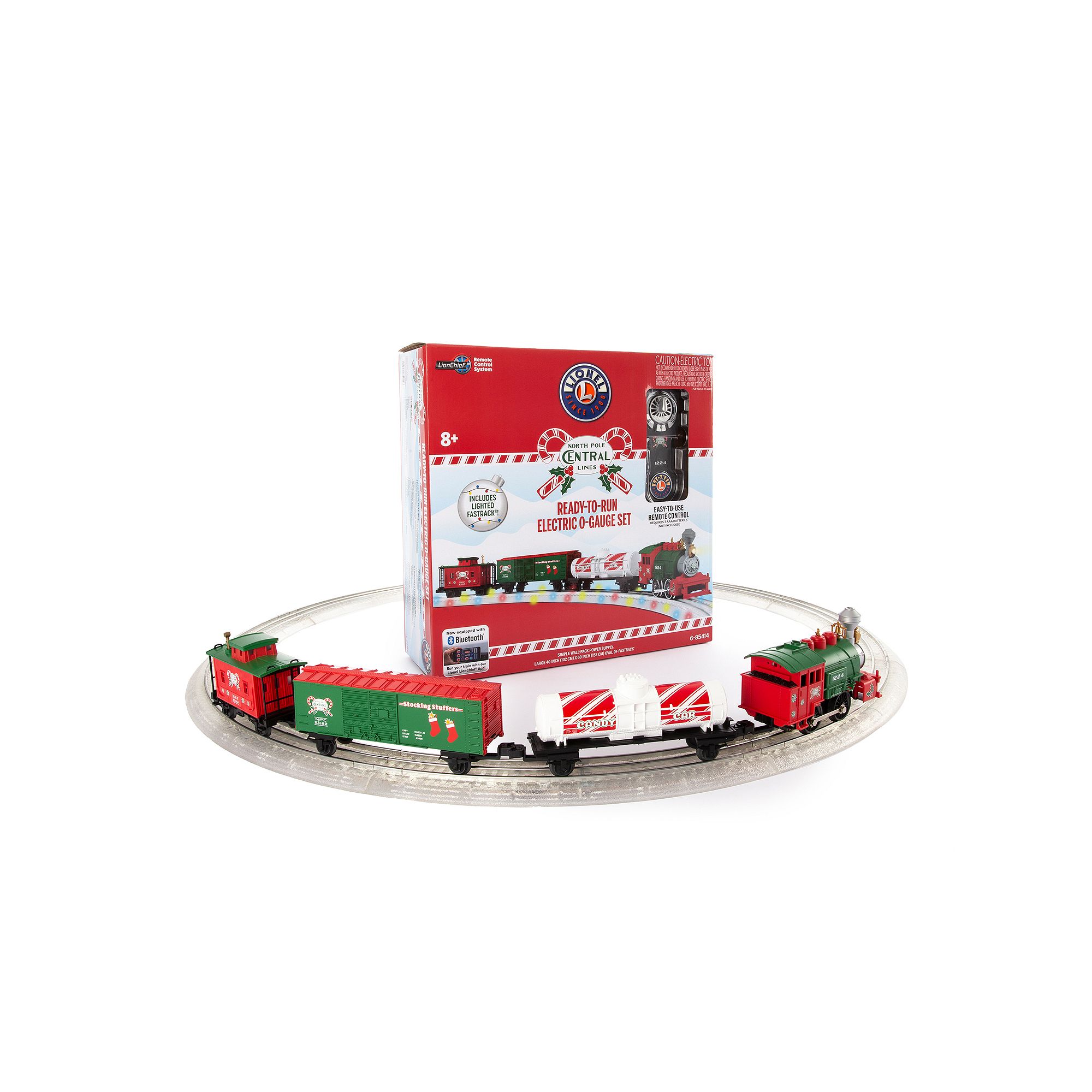 Lionel Junction North Pole Central Electric O-Gauge Train Set, Multi