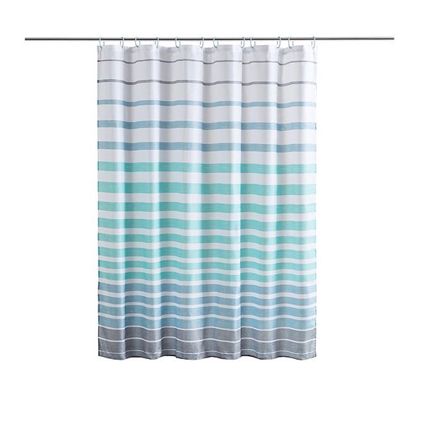 Glendale Stripe 13 Piece Shower Curtain, Kohls Bathroom Shower Curtain Sets