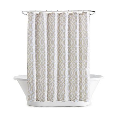 The Big One® Cole Lattice 13-piece Shower Curtain and Shower Curtain Hooks Set