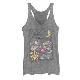 Juniors' Fifth Sun Sun & Moon Galactic Flowers Tank Top