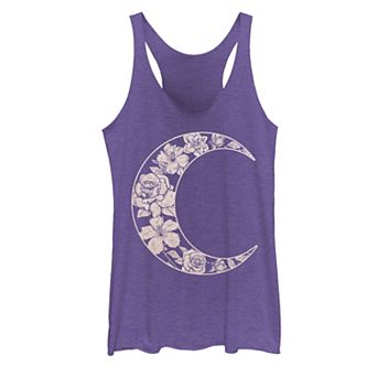 Juniors' Fifth Sun Floral Moon Galactic Tank Top