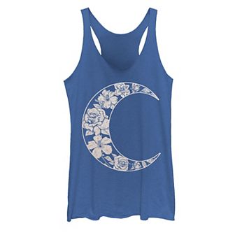 Juniors' Fifth Sun Floral Moon Galactic Tank Top