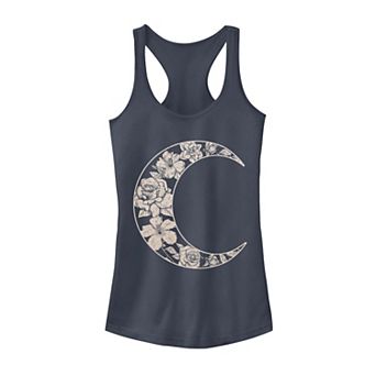 Juniors' Fifth Sun Floral Moon Galactic Tank Top